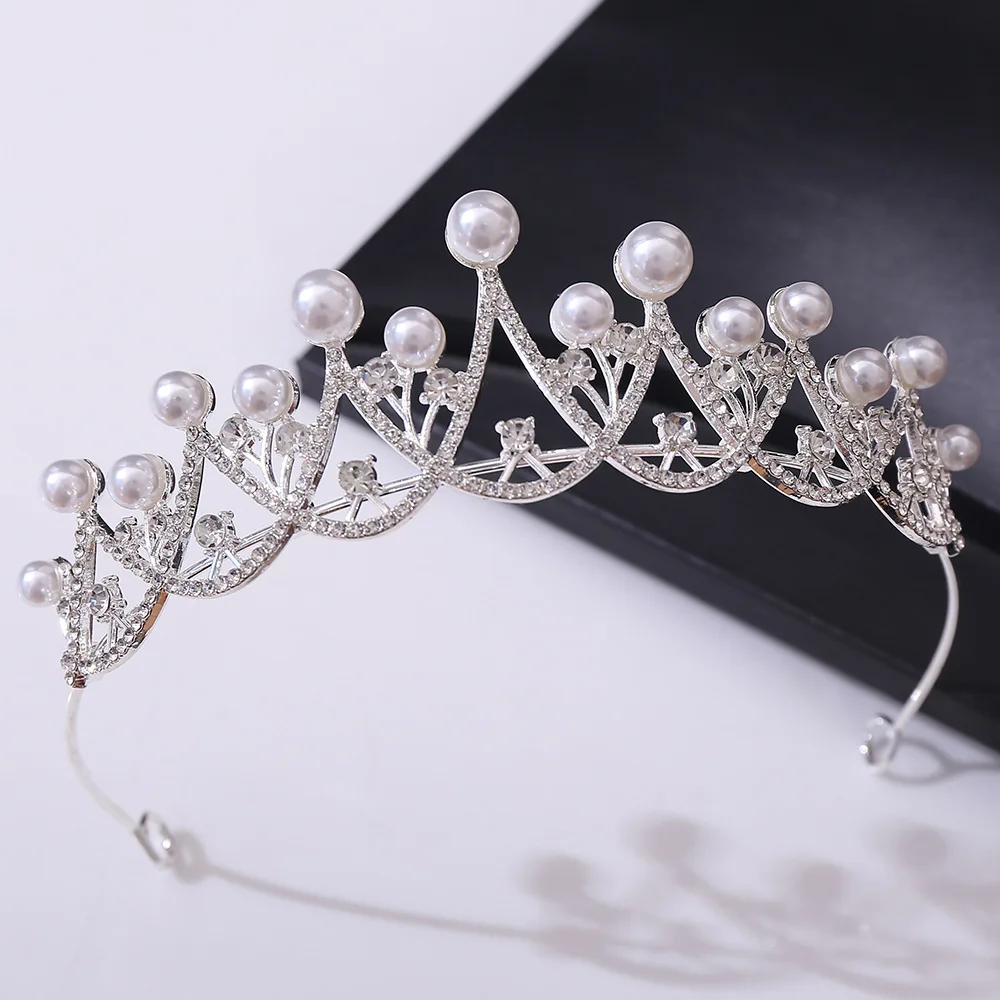 Luxury Alloy Crystal Crowns Wedding and Party Hair Accessories for Women for Engagement and Anniversary