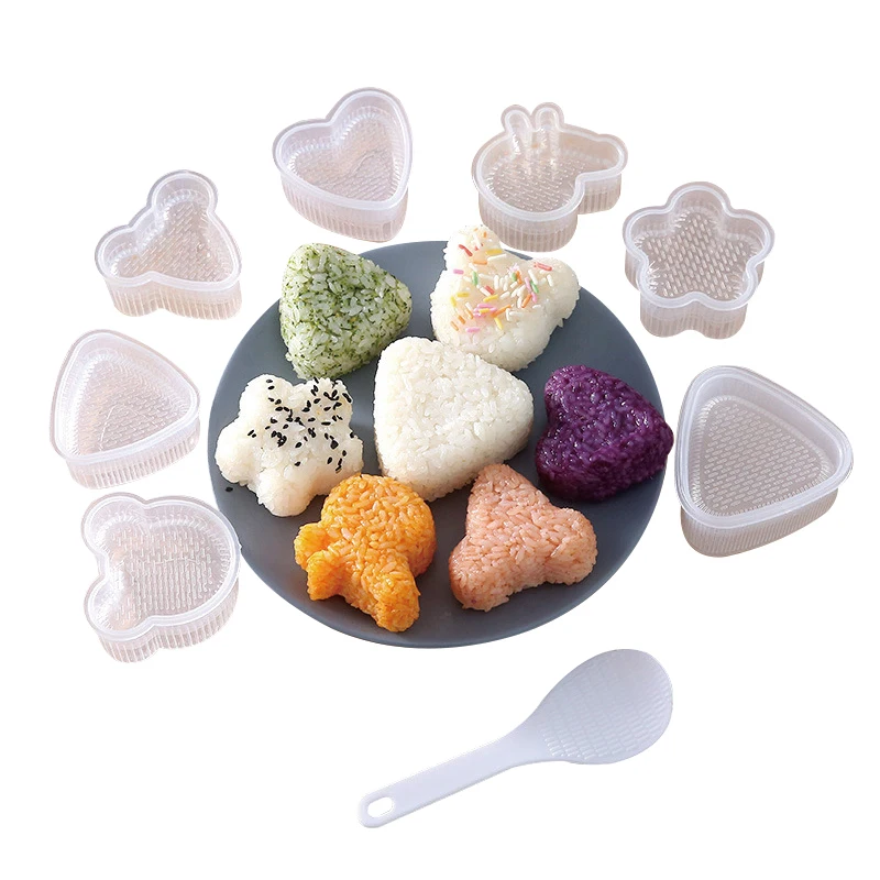 Набор для приготовления суши «сделай сам», треугольная круглая форма onigiri, инструменты для приготовления пищи для детей, форма для риса, бэнто, шариков