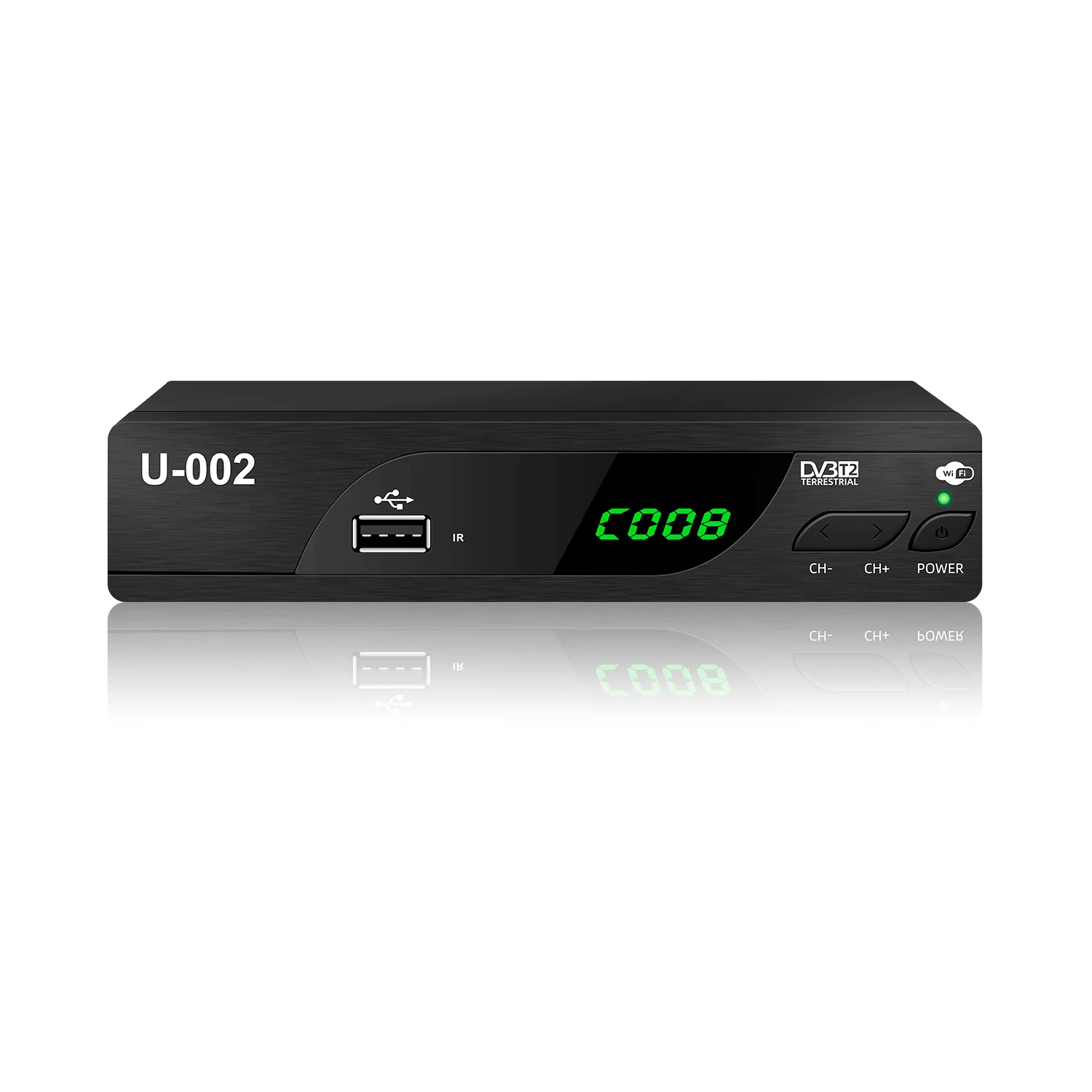 U-002 dvbt2 h.264 decoder Sunplus1509CT HD FTA Free to Air Support Multi-language TV Receiver Set Top Box
