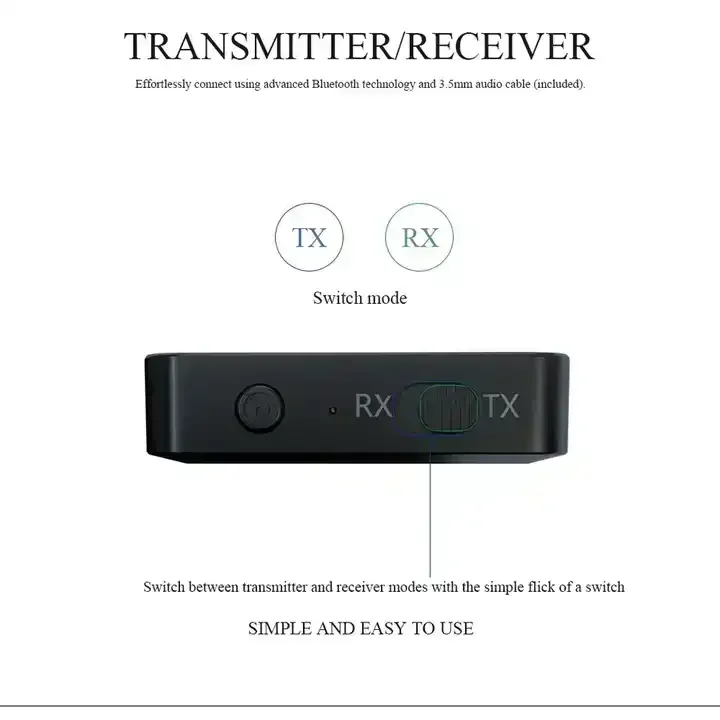 HG Прямая продажа с фабрики 200 мАч Bluetooth аудио адаптер 2 в 1 передатчик приемник