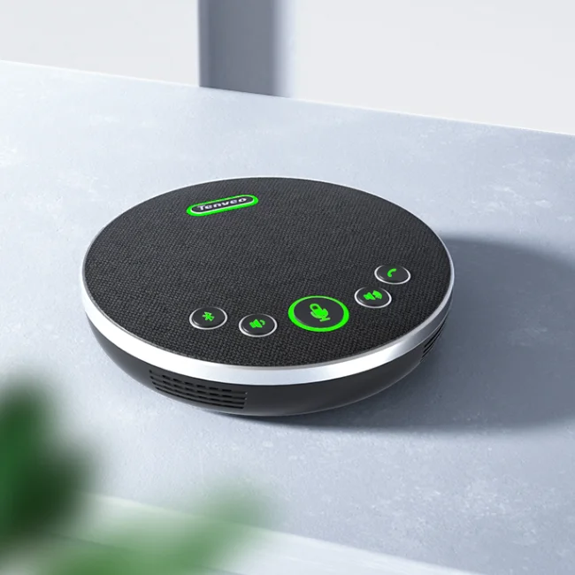 portable USB conference speaker onmidirectional speakerphone desktop zoom meeting microphone 5m voice bt connection speakerphone