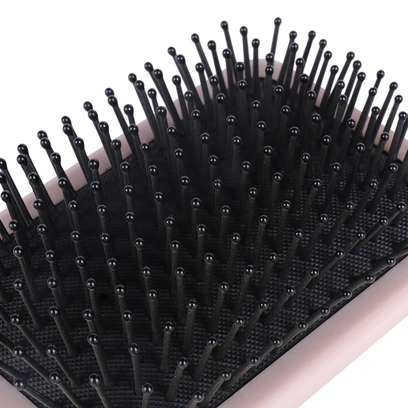 Wholesale Massager Bristle Wet Dry Detangling Hair Brush Retail Hair Care Brush Soft Cushion Nylon Boar Bristle Hair Brush
