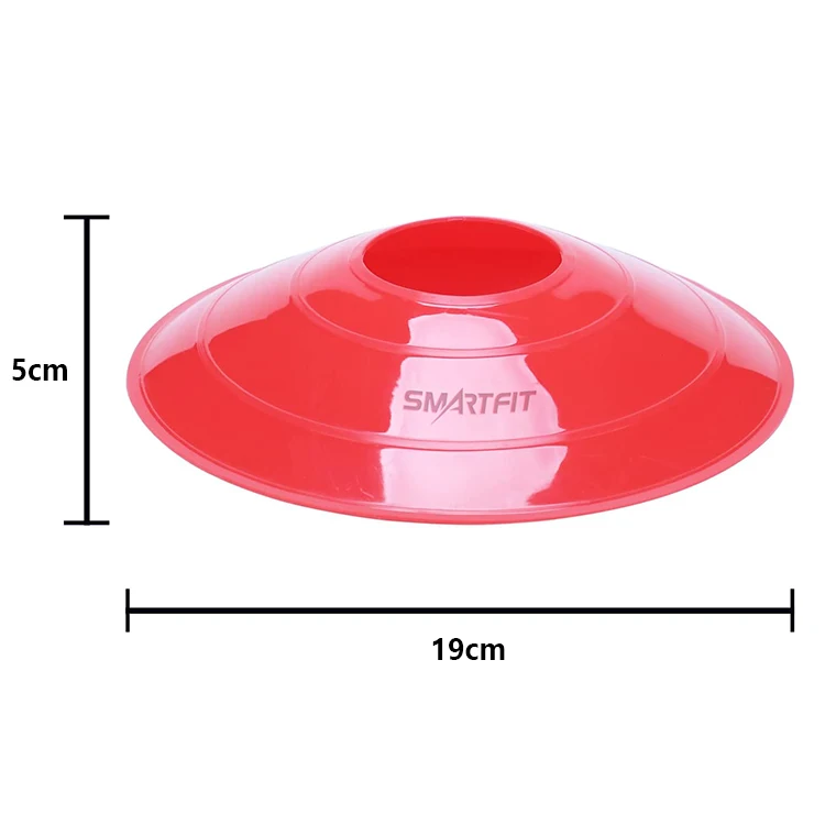 SMARTFIT Agility Cones  Multi Color Marker Cones Soccer Training Marker Cones for Agility Training