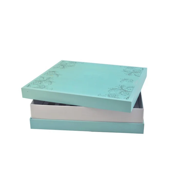  Custom design coating printing cosmetic packaging paper box with foam