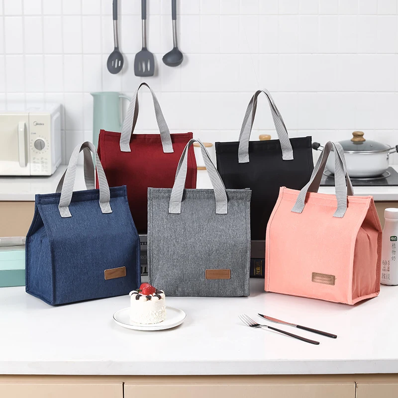 New convenient bento bag aluminum foil lunch box picnic bag simple student insulation ice bag