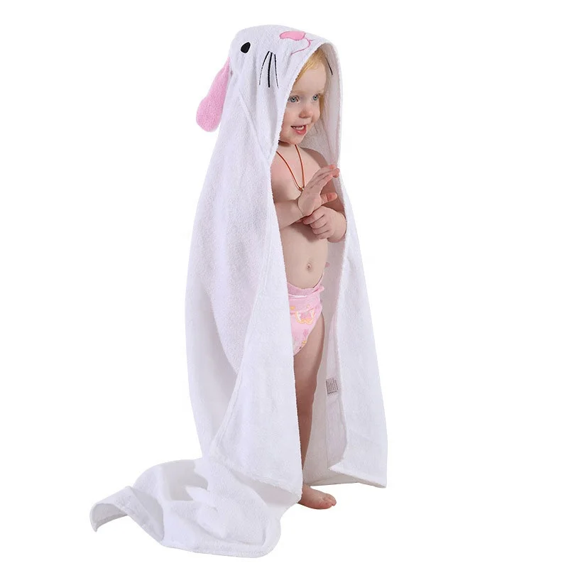 Organic Cotton Hooded Baby Towel Ultra Soft and Super Absorbent Baby Bath Towels