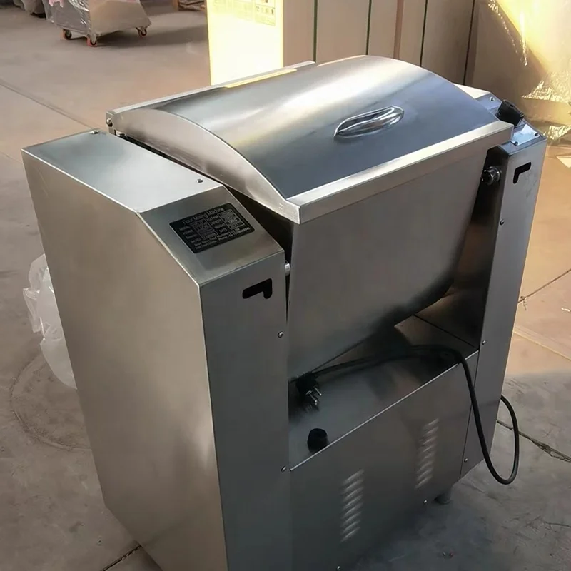 20kg 25kg 30kg 50kg 75kg 100kg 150kg 200kg Capacity Horizontal Industrial Flour Dough Mixer for Bakery Food Bread Pizza