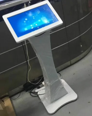All in One 21.5 Inch 10 Points Touch Screen Info Floor Stand