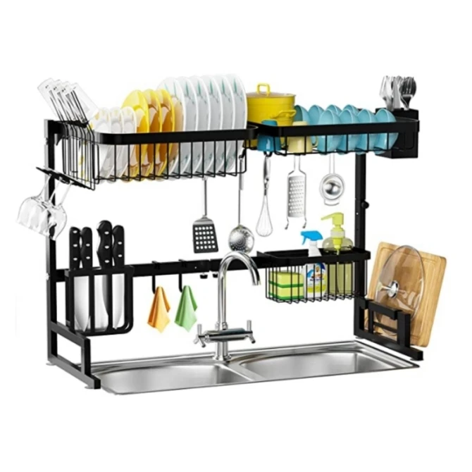 Perfect Dish Drying Rack Stainless Steel Dish Storage Rack For Kitchen