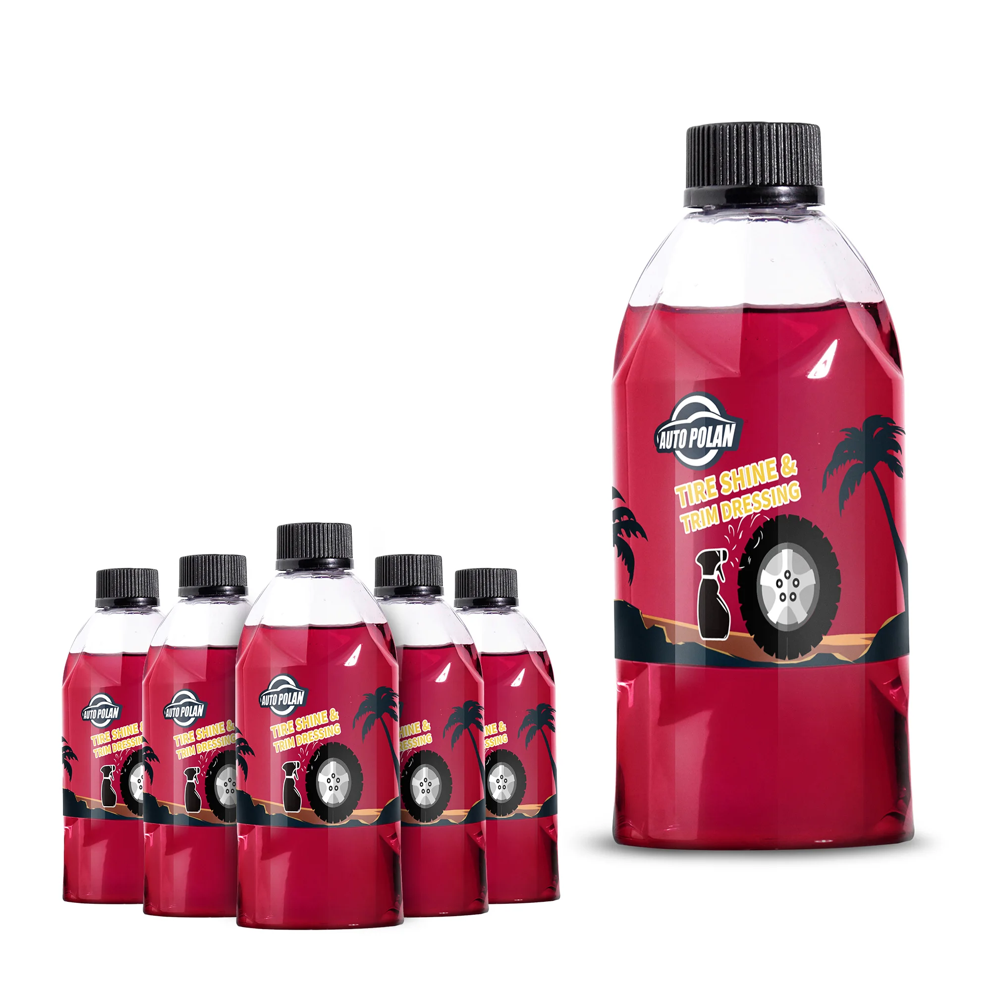 Custom Private Label Wholesale Customization autopolan GOOD Quality Restoring Tire Shine & Trim Dressing spray for car