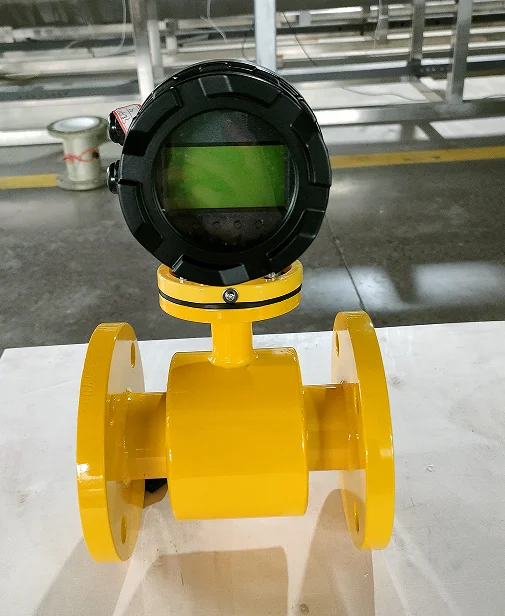 DN150mm PTFE Tantalum Electrode Electromagnetic Flowmeter Chloric Acid Wastewater Rubber Digital Magnetic Flow Meter