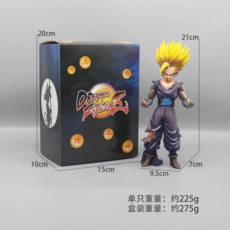 22Cm Birthday Gift Decoration Black Hair Monkey King Dragon Balls Anime Figure action figures figurine