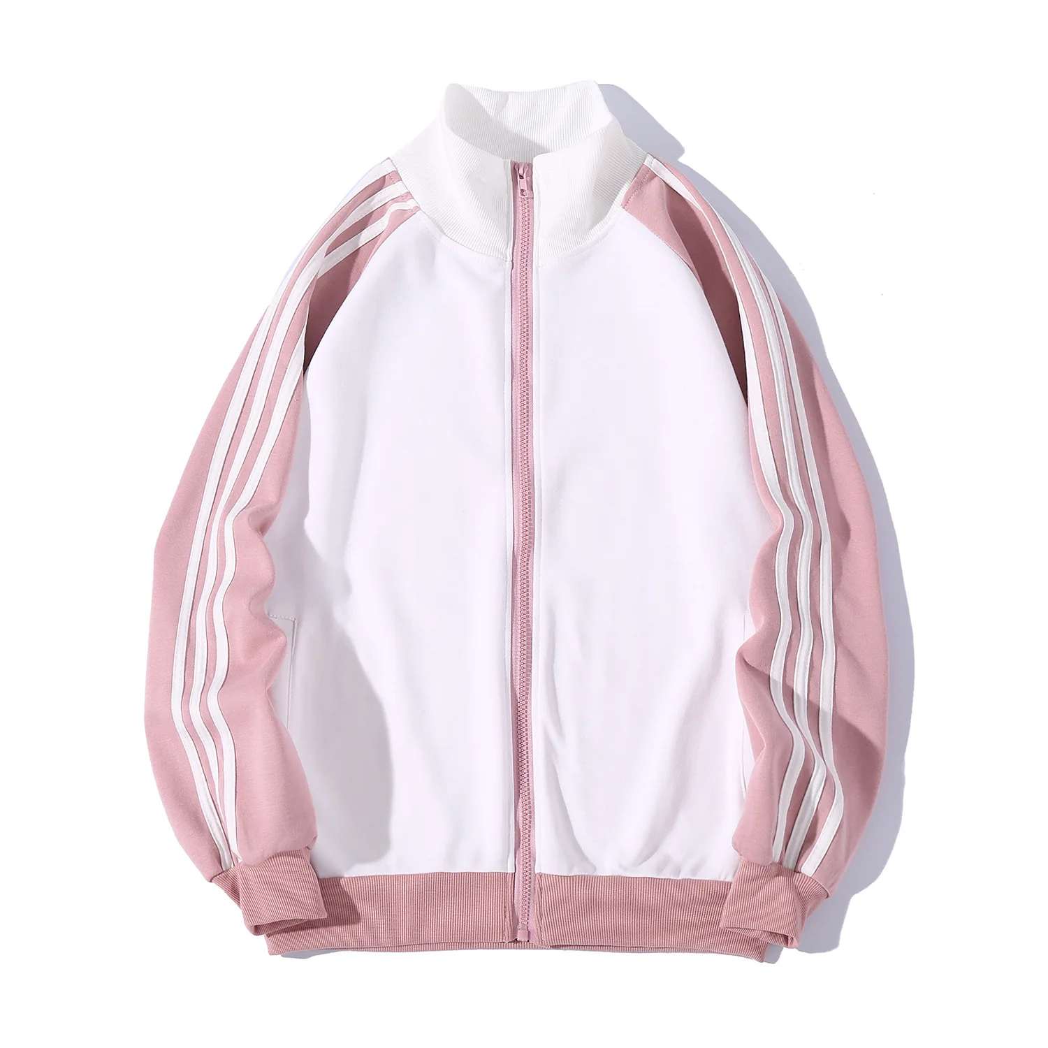 Хлопковая толстовка с капюшоном для мужчин и женщин на осень и зиму с воротником на молнии, с индивидуальным принтом логотипа