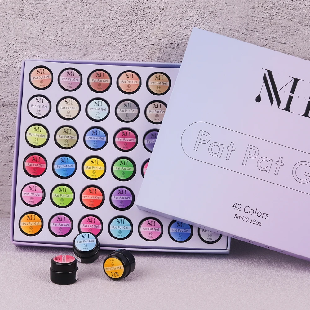 High quality Pat Pat Nail Salon Professional Supplier UV Solid Cream GeL ice cream nail polish