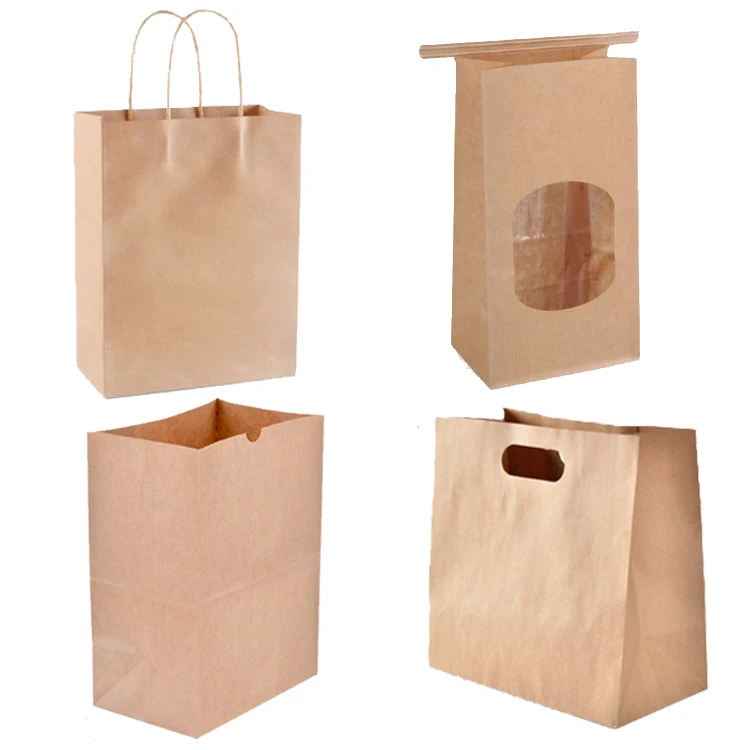 Aluminum Foil Lined Paper Bag for Chicken Fast Food Packaging Hot Food