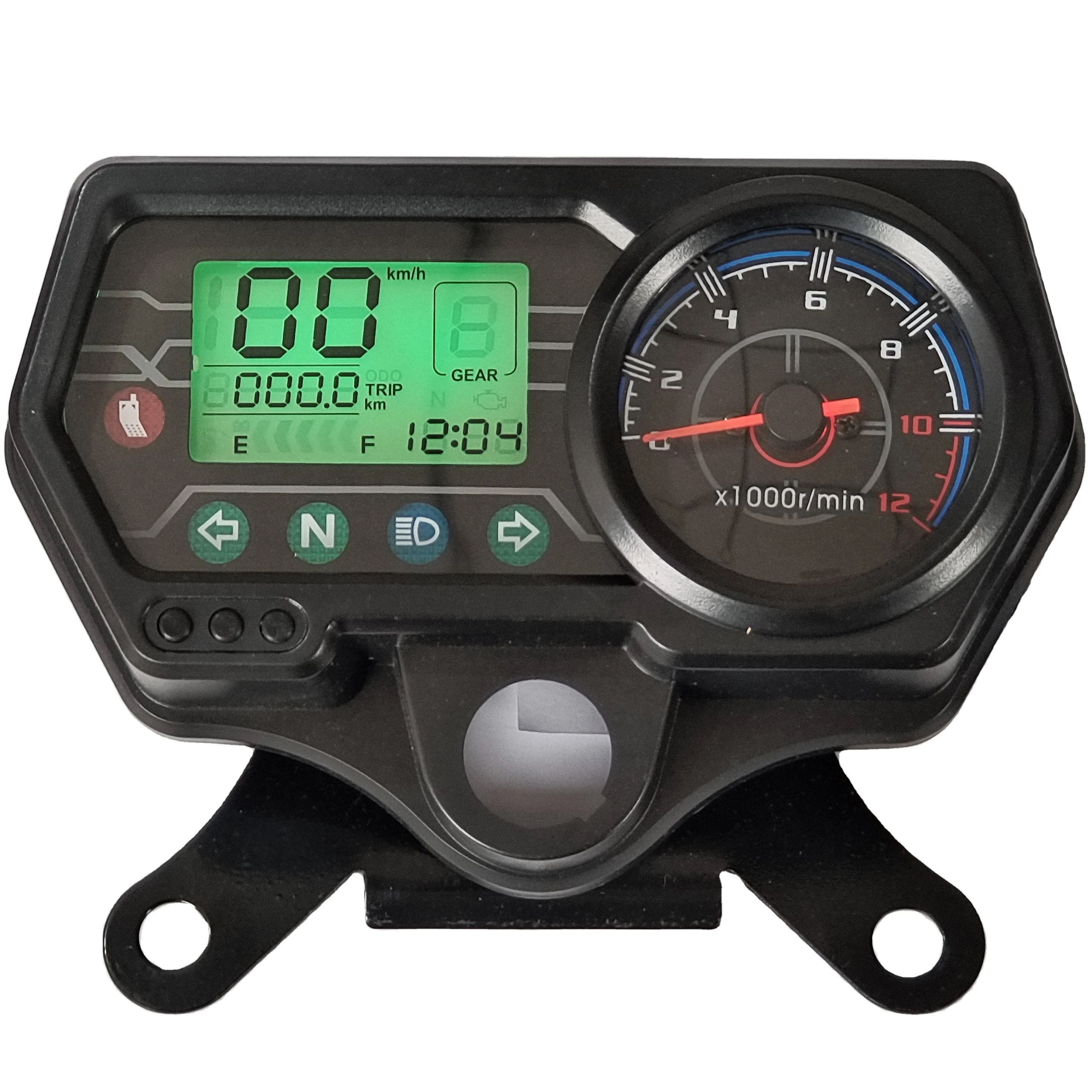 Motorcycle Bike Sensor Meter Modified Liquid Crystal Table Thermometer Motorbike Temperature Gauge