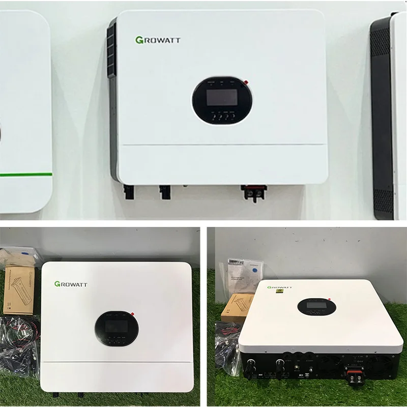 Ready Stock Growatt Spf 6000es Plus 6000w Off Grid Inversor 6kw Single Phase Solar Hybrid Inverter 48v with Parallel Function