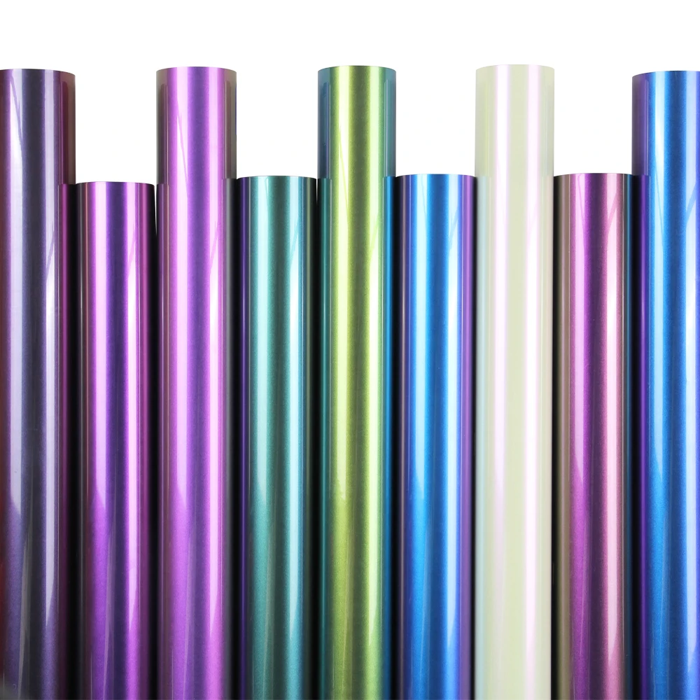 YESION Supplier Chameleon Glow in the Dark Heat Transfer Vinyl Htv Sheet
