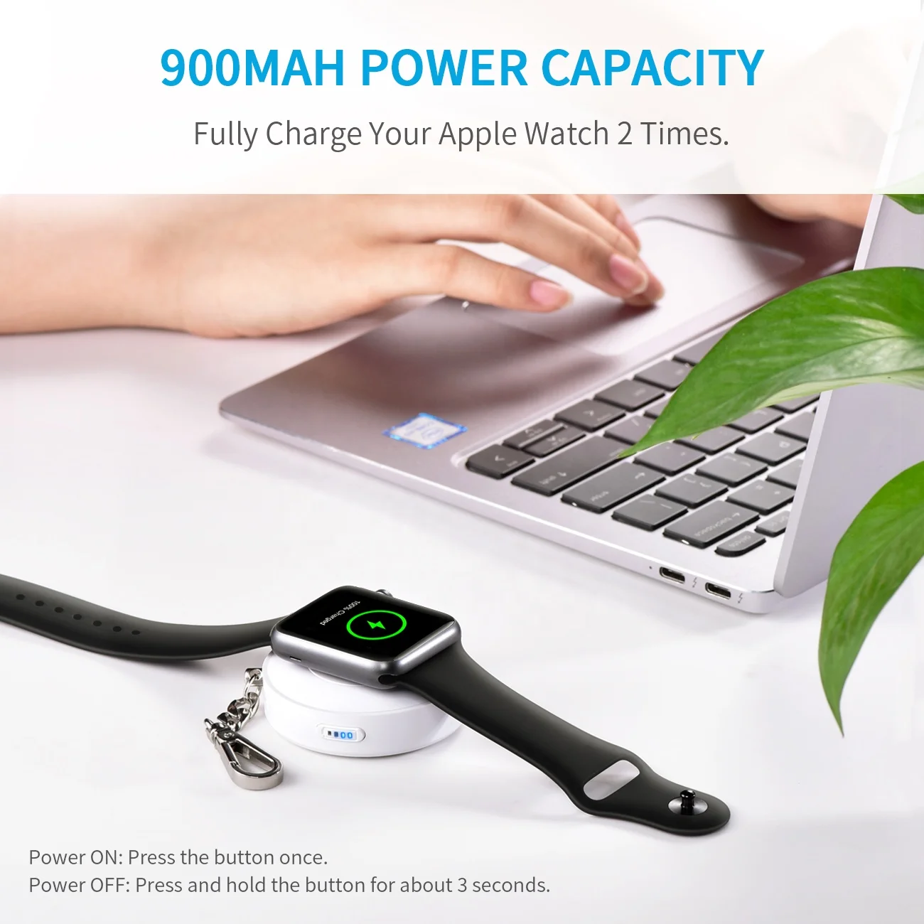 2020 New Accessories Micro USB Port 900mAh Wireless Charger Smart Watch