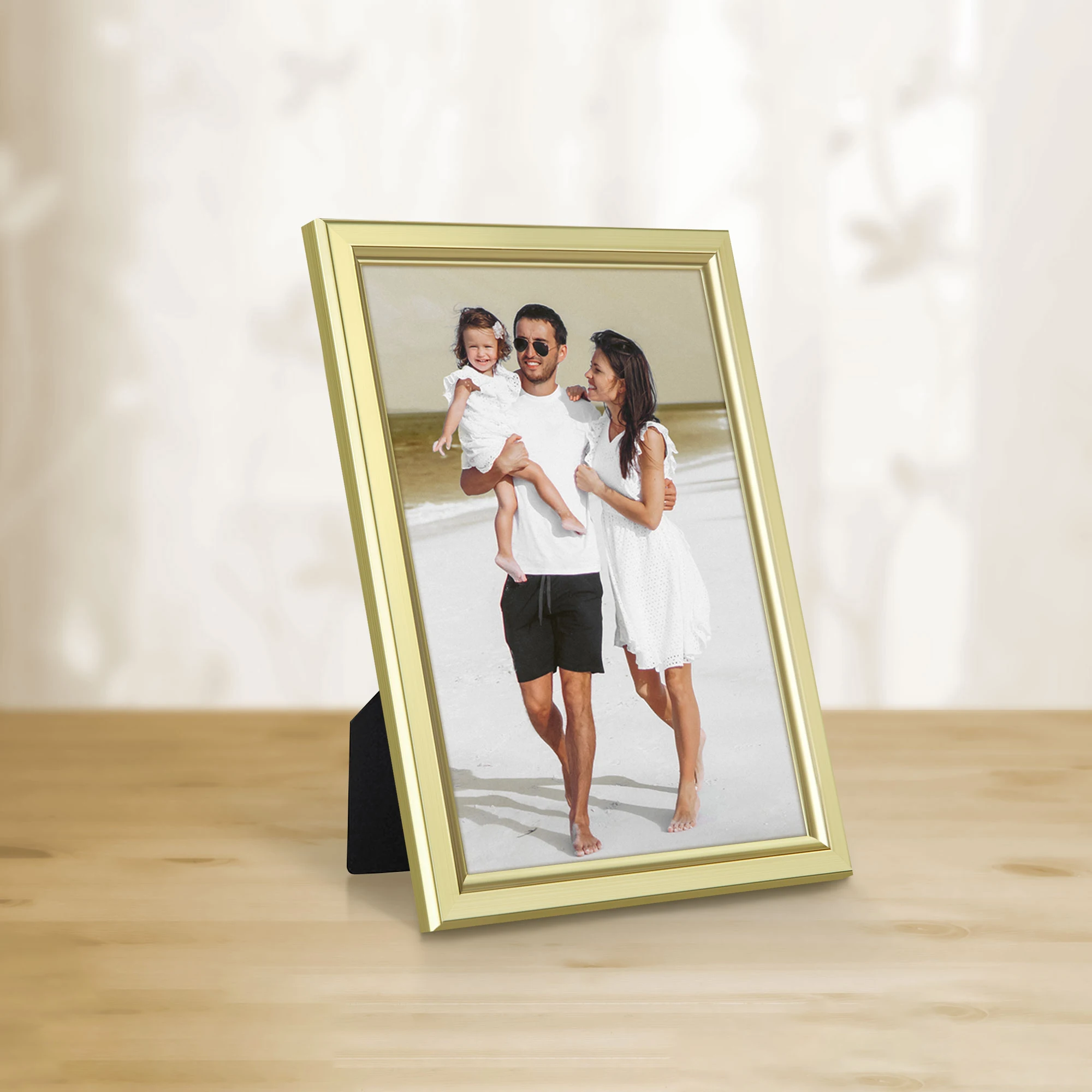 Оптовая продажа высококачественные фоторамки под заказ Ps 8x10 Золотая фоторамка для дома