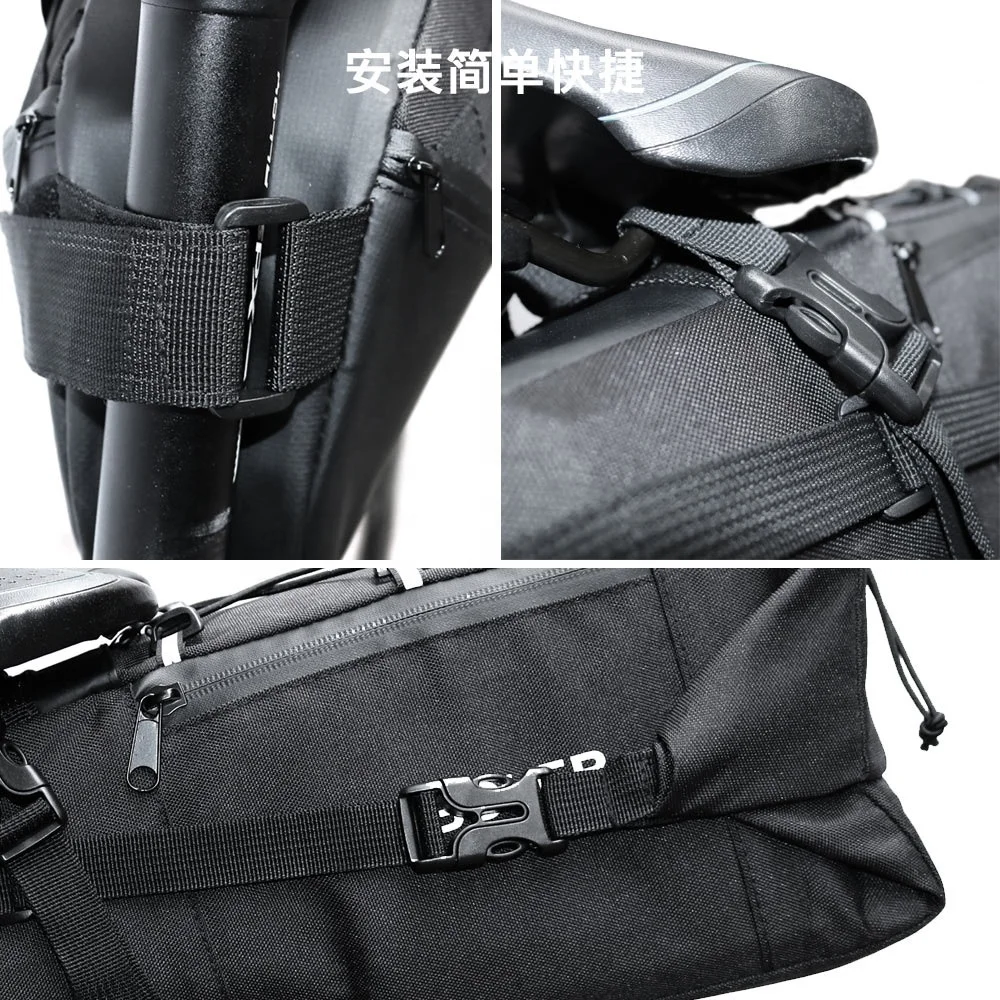 Top Seller 2019 Cycling Reflective Waterproof Bike Rear Bag Bicycle Tail Bag 10L