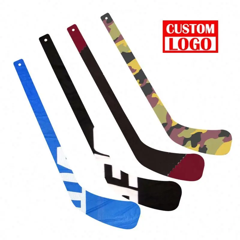 Manufacturer Supply Mini Wood Hockey Stick Any Color Full Color Print Plastic Toy Ice Hockey Stick