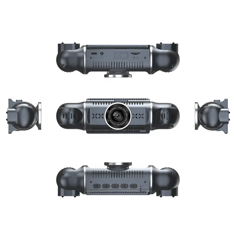 Relee 4 Camera 1080P Auto Car DVR WiFi GPS Night Vision Dual Lens Dash Cam with Rear Lens 4 Channel Car Camcorder 4 Way