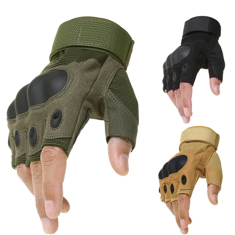 
Military Fan Equipment Outdoor Sport Half-finger Gloves Special Forces Tactical Gloves 