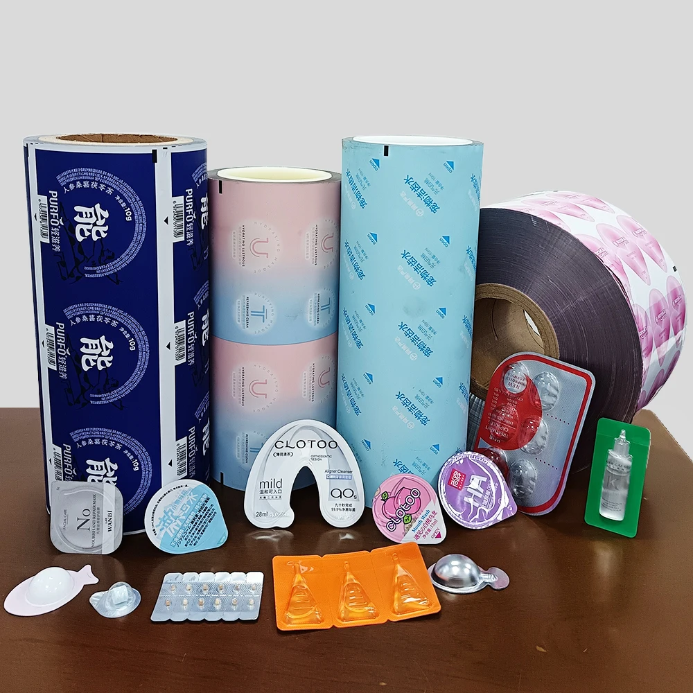 Medical Heat Sealing Aluminium Capsule Packing Blister Pills Printing Foil Packaging
