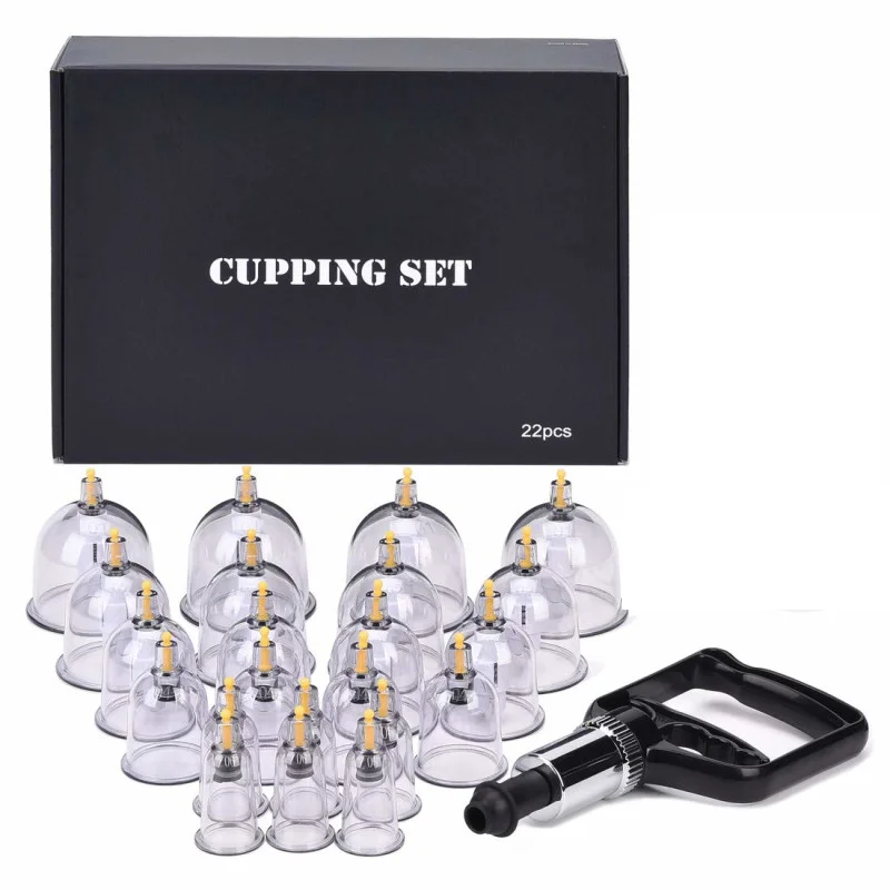 New Cupping Massage Negative Pressure Plastic Suction Thickened Vacuum Explosion Proof Hijama Cupping Set