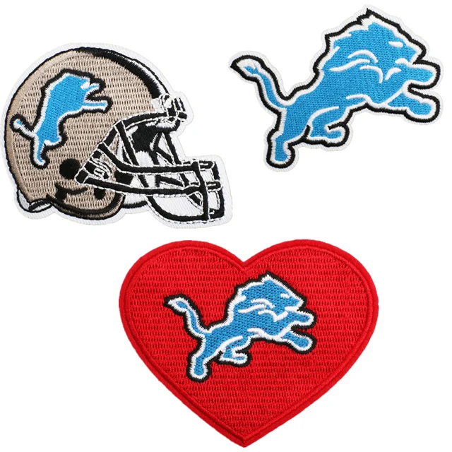 Popular nfl teams logo Rugby American football Colorful Iron On sew on embroidery nfl jaguars patch for hats