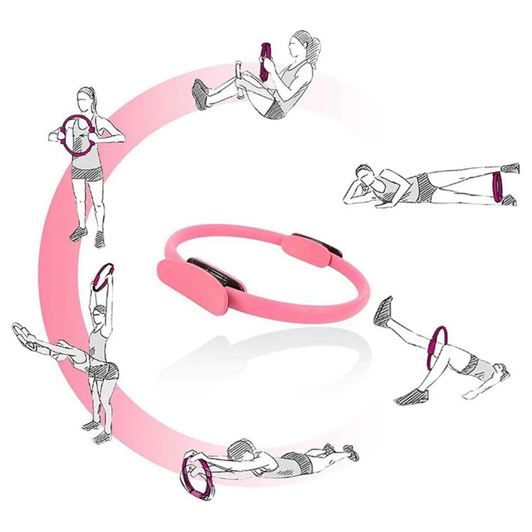 SHENGDE Fashion Eco-friendly Loop Resistance Latex Mini Band Exercise Pilates Ring Set