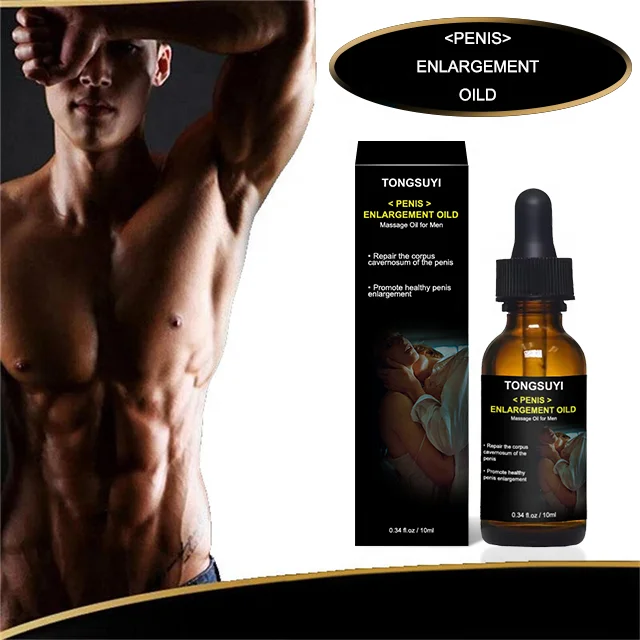 Fashion Body Care Glass Bottle Small Test Tube Natural Plant Men Penis Enhancement Enlargement Essential Oil