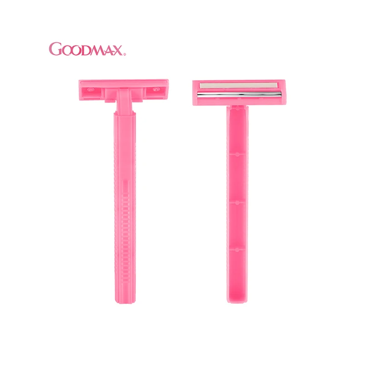 Promotional Twin Blade Women Shaving Straight Disposable Lady Safty