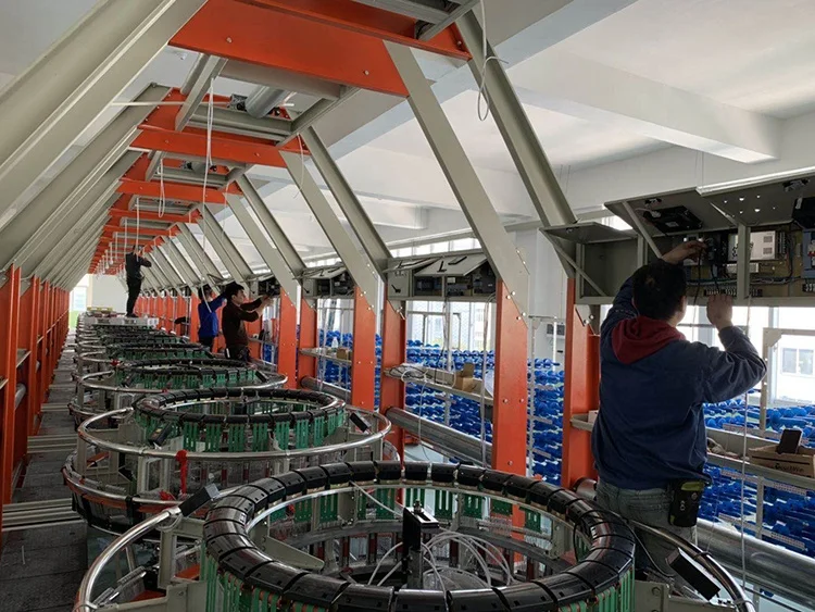 Yanfeng Suspension Type 4 Shuttle PP/PE Woven Bag Making Machine for Sale