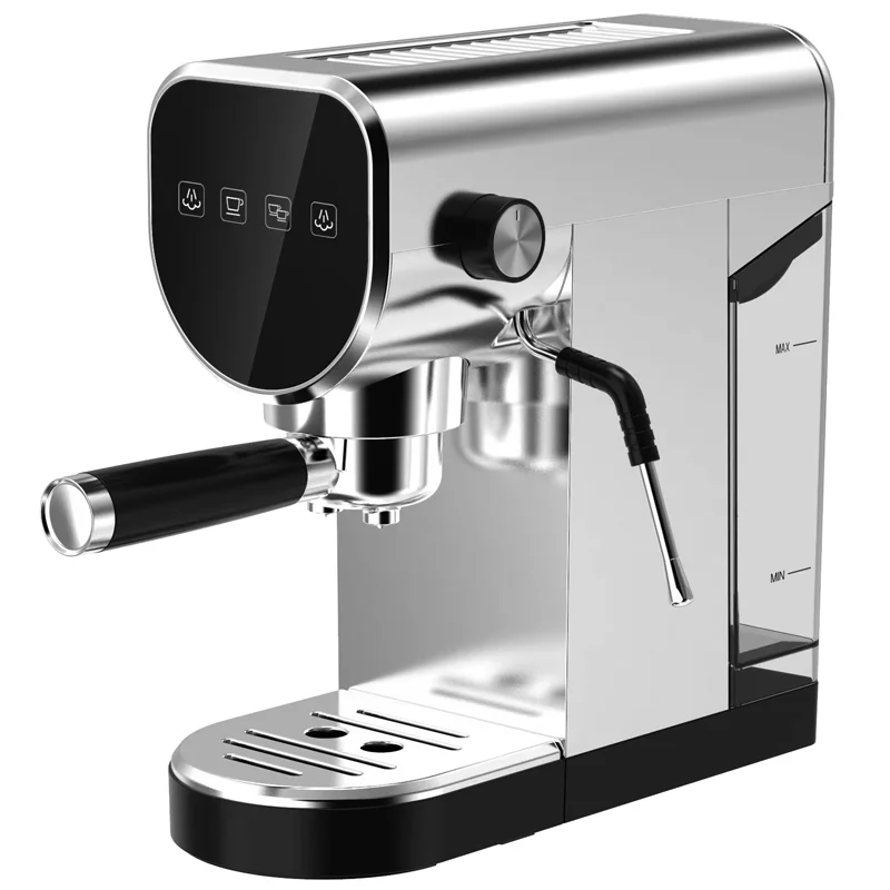 Aifa 20 Bra Home Stainless Steel Automatic Touch Screen 4 In 1 Cappuccino Espresso Coffee Maker Machine With Ss Decoration