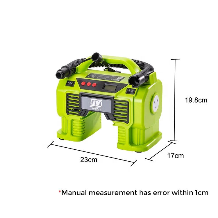 20V MAX DC Cordless Tire Inflators High Pressure  160Psi  Multifunction Car tyre air pump for car bicycle airbed