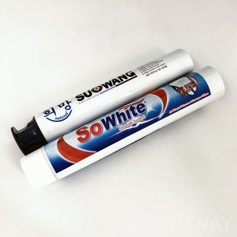 Toothpaste Packaging Tubes Aluminum Plastic Laminated Tube Manufacturer