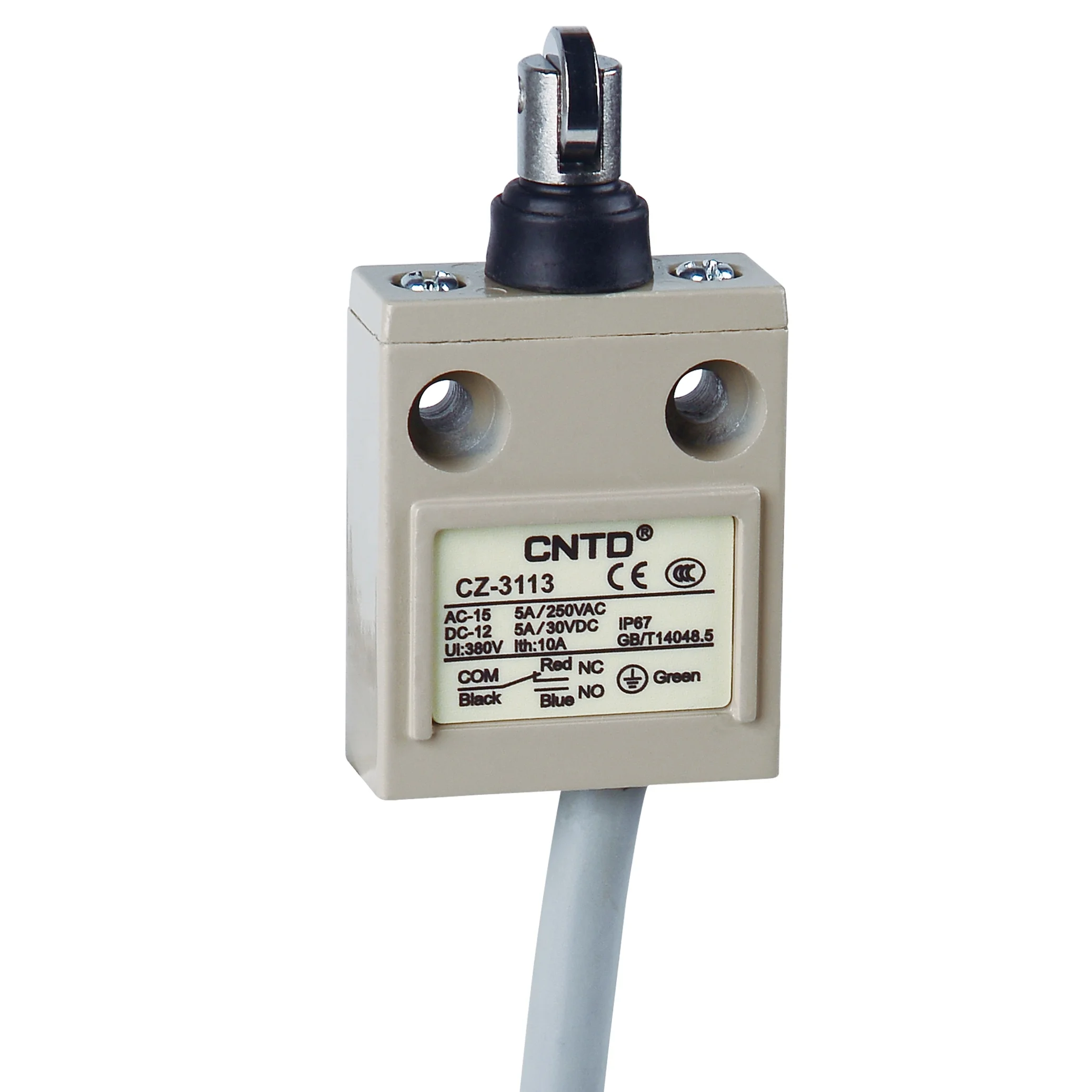 CNTD Various Actuators Waterproof Oilproof IP67 Aluminum Cast Shell 10A 380V Vertical Limit Switch CZ-3107