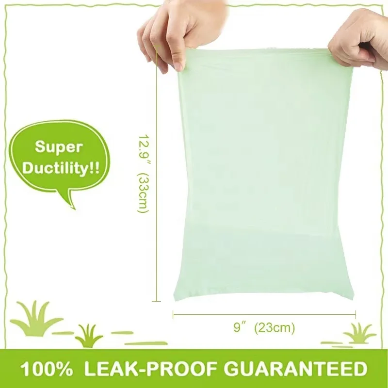 Dog Poop Bags  Leak-Proof and Extra-Thick Pet Waste Bags Big and Small Dogs Refill Rolls Degradable Disposable Pet Poop Bag