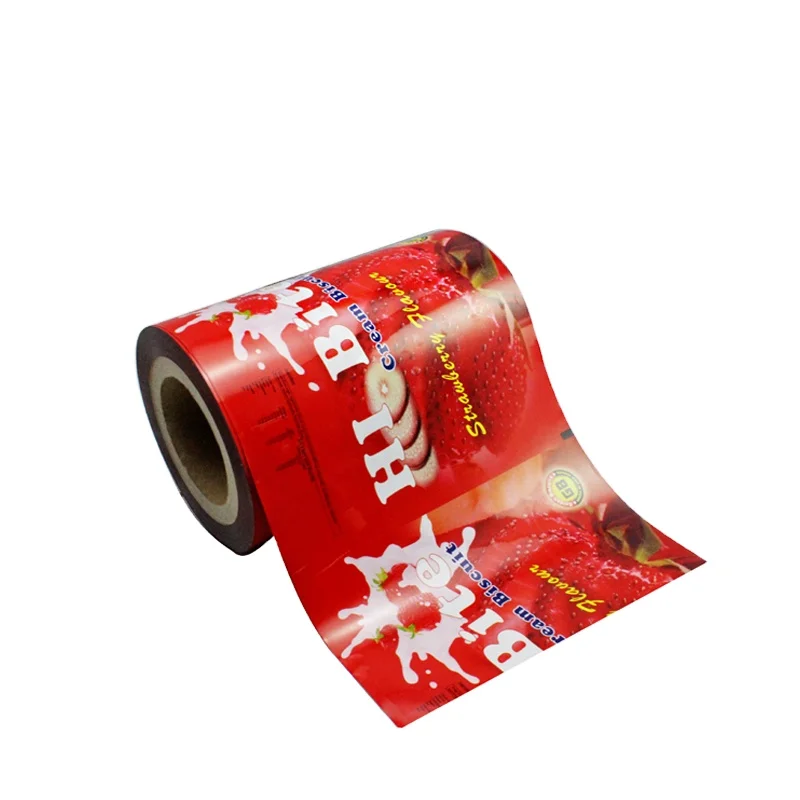 barrier food packaging 125 micron opp aluminium plastic composite  film roll