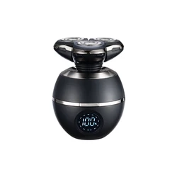 best quality waterproof rechargeable type- c 3 heads electric barber shaving razor