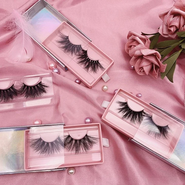 100% Real Private Label Packaging Mink  Lashes 16mm 18mm 20mm Strip Short Natural  3D Mink Eyelash Vendor