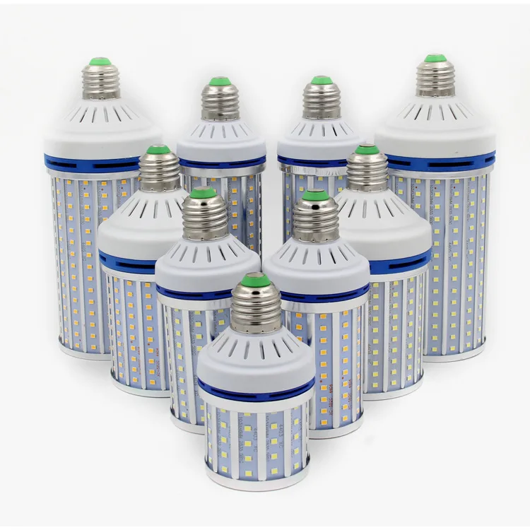 15W 25W 35W 45W 60W LED Corn Bulb E26 E27 E40 AC220V LED Light White Bright Low Cost LED Light Bulbs for Warehouse Area Basement