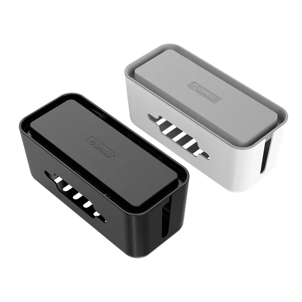 
ORICO ABS Fireproof HUB Storage Cable Winder Power Strip Socket Manager Box With Phone Holder CMB-18 