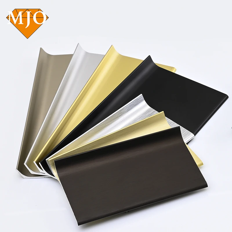 Foshan High Quality Factory MJO Aluminum Skirting Board Skirting Profiles For Floor Decoration OEM Aluminum Kitchen Skirting