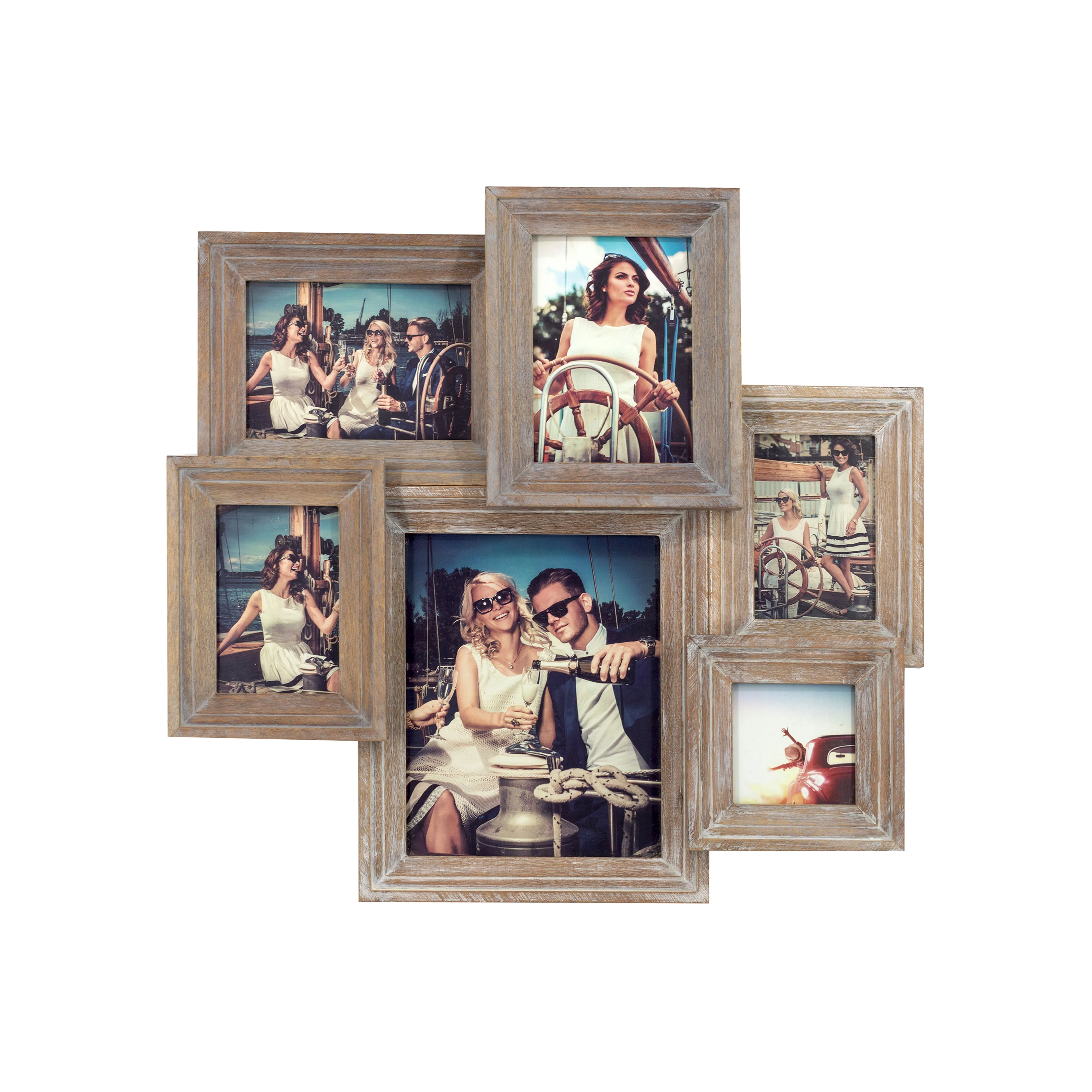 Vintage Photo Frame Picture Collag Photo Frame 11 PCS Rustic Wall Art Framed Picture for Wall or Tabletop Including