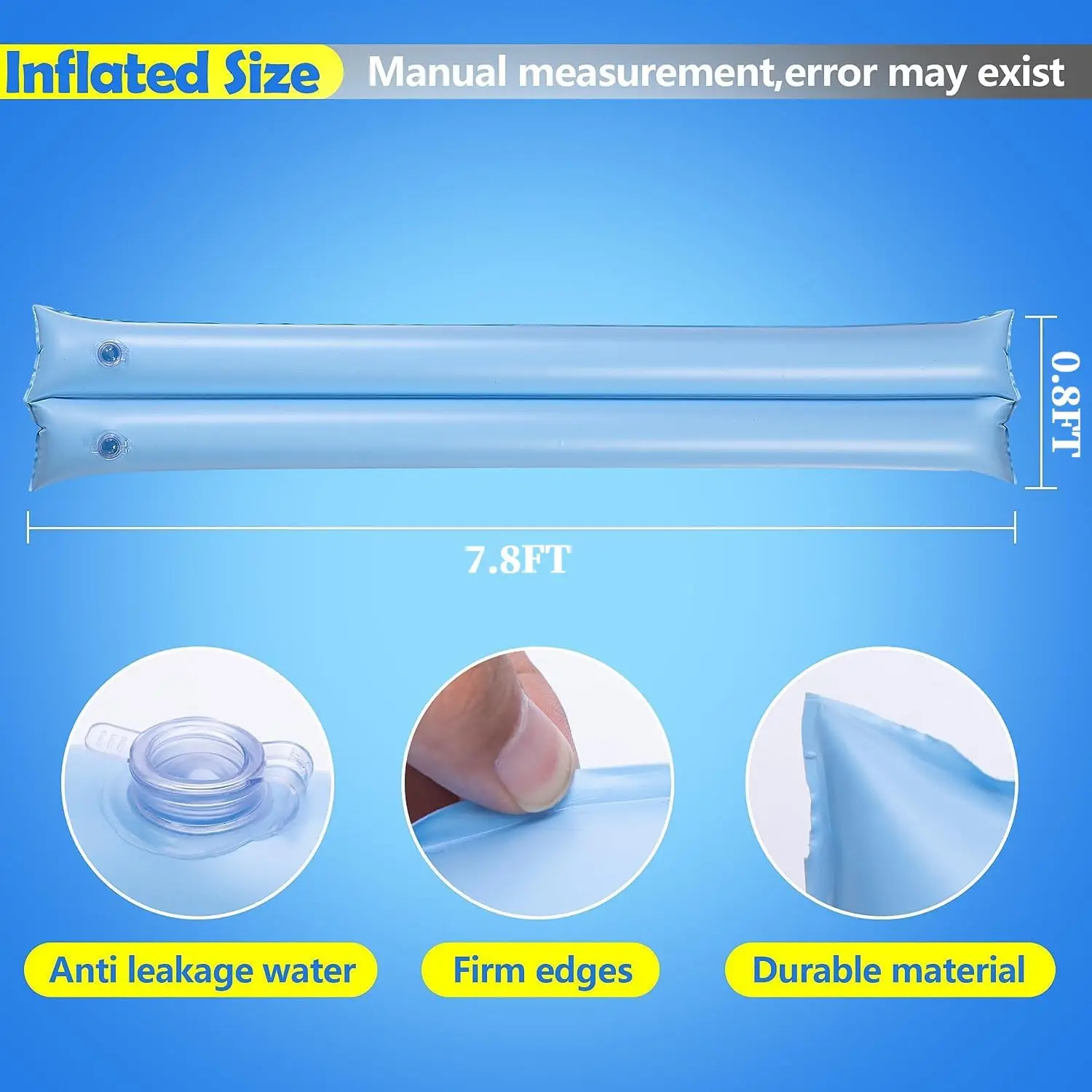 factory wholesale cheap Double Chamber Pool Water Bag pvc durable Heavy-Duty Winter Water Tube for Swimming Pool Covers