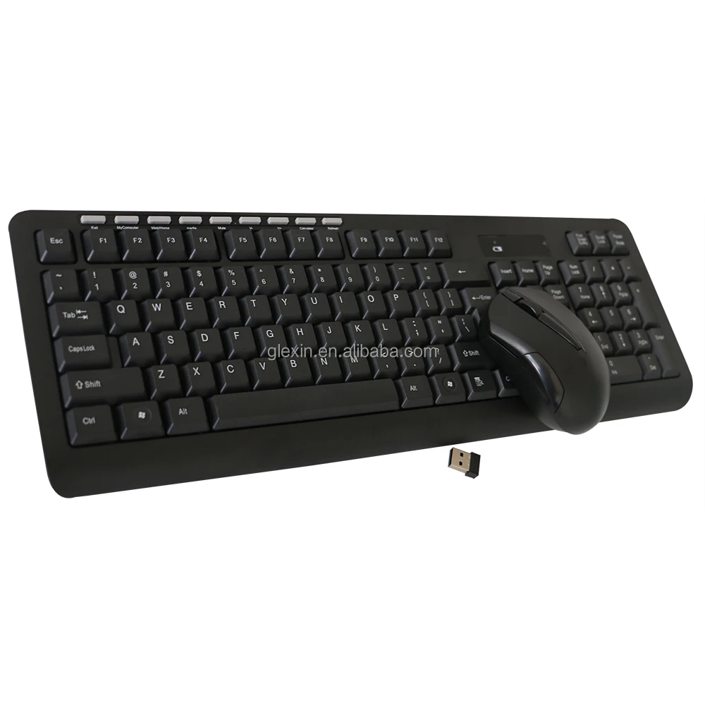 OEM 113 Keys Wireless USB Interface Keyboard Mouse Combo For Office Desktop