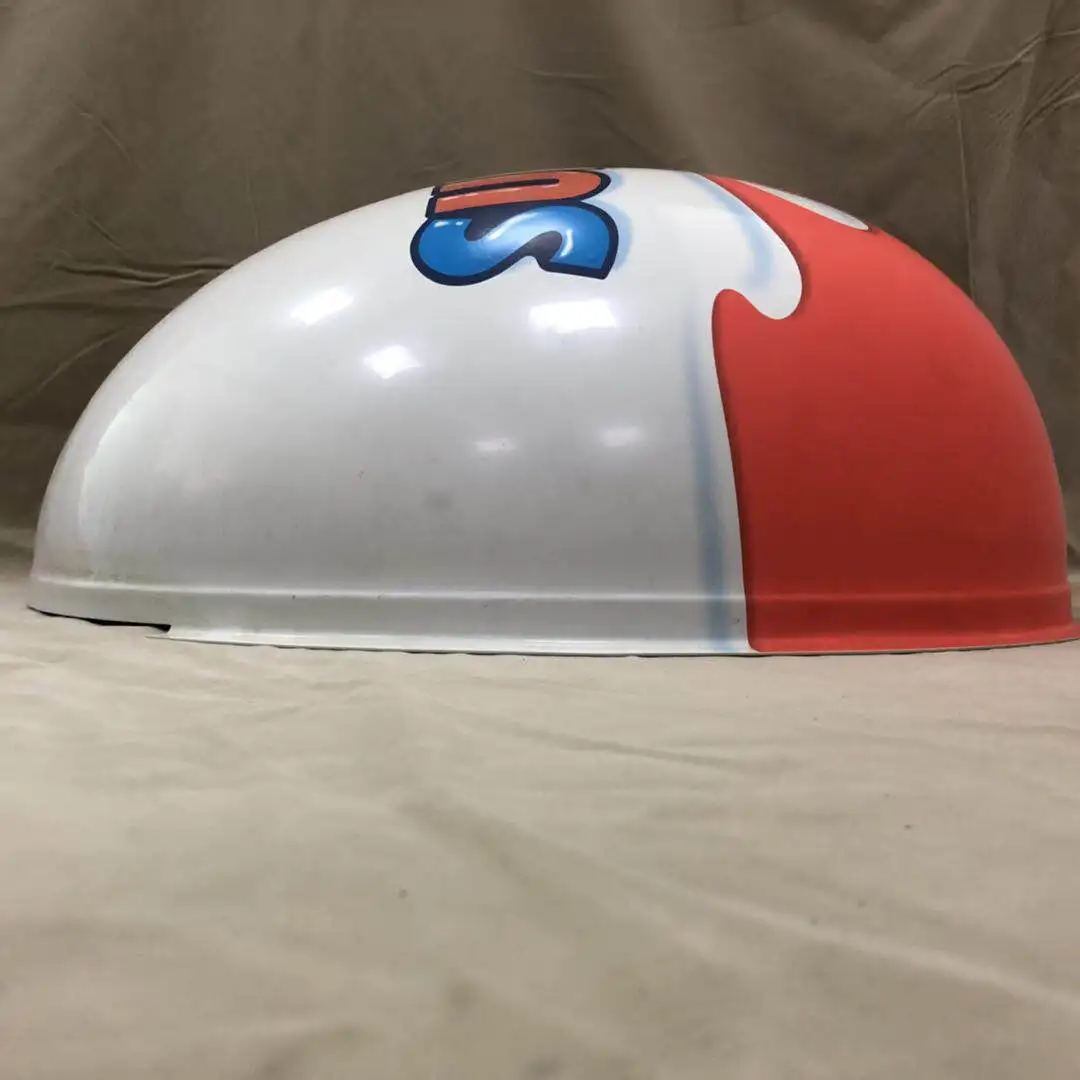 Custom vacuum formed plastic egg shape display